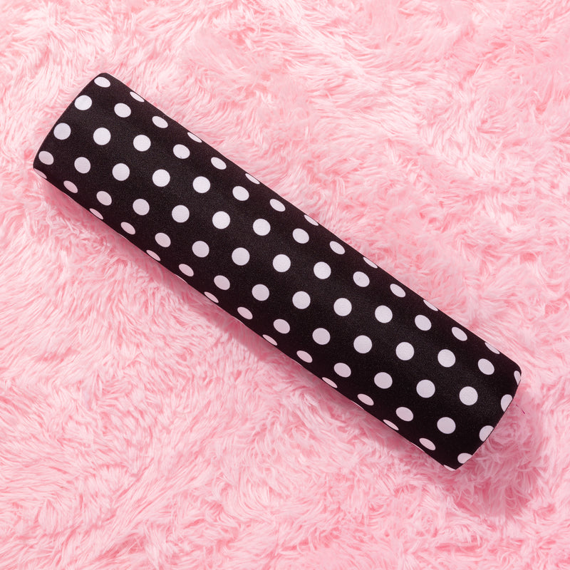 BLACK POLKA DOT BAR PAD