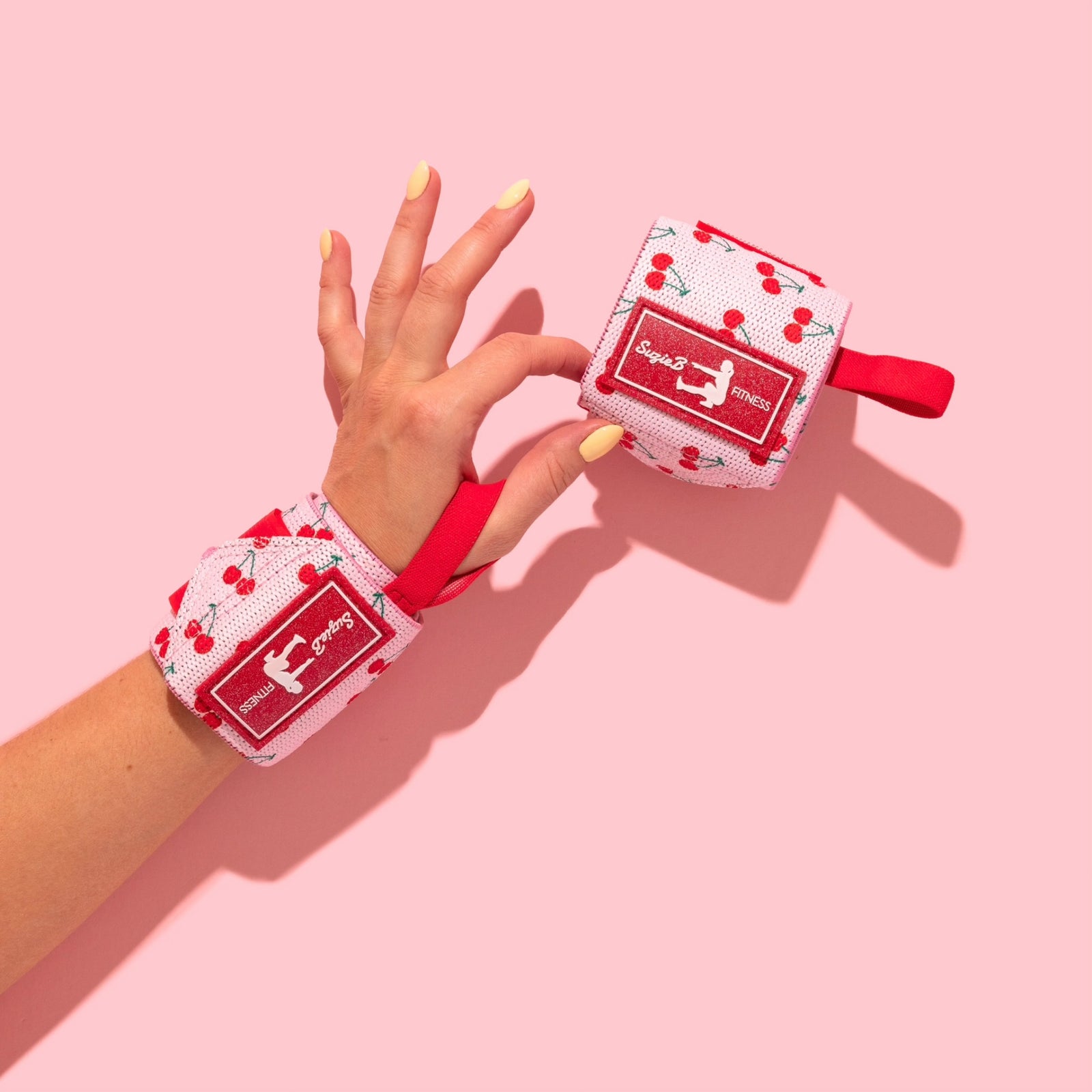 Cherry Wrist Wraps – SuzieB Fitness