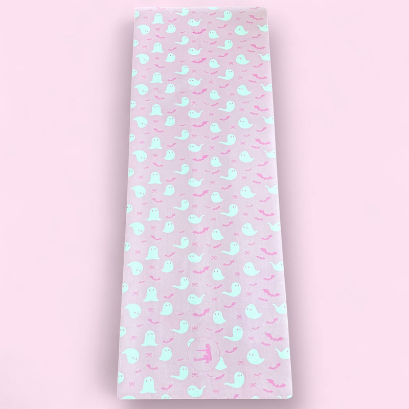 Pink Ghost Gym Mat