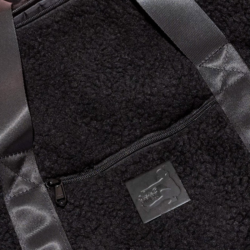 BLACK SHERPA DUFFLE BAG