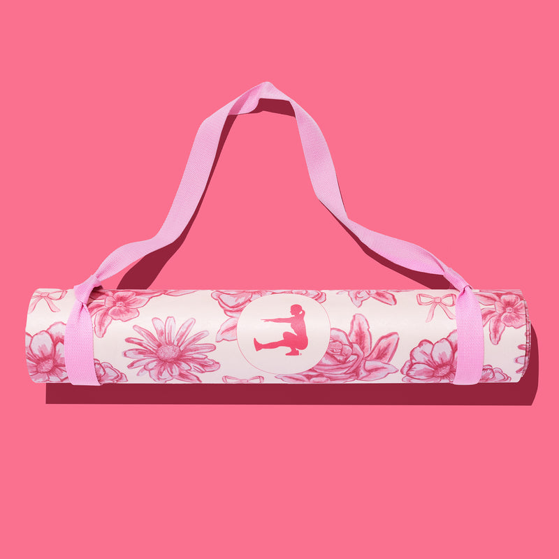 Pink Floral GYM MAT