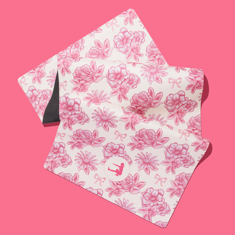 Pink Floral GYM MAT