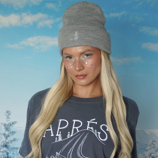 HEATHER GREY BEANIE