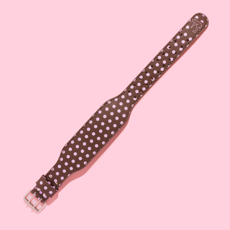 BROWN POLKA DOT LIFTING BELT