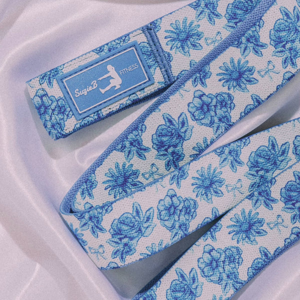 BLUE FLORAL LONG BAND