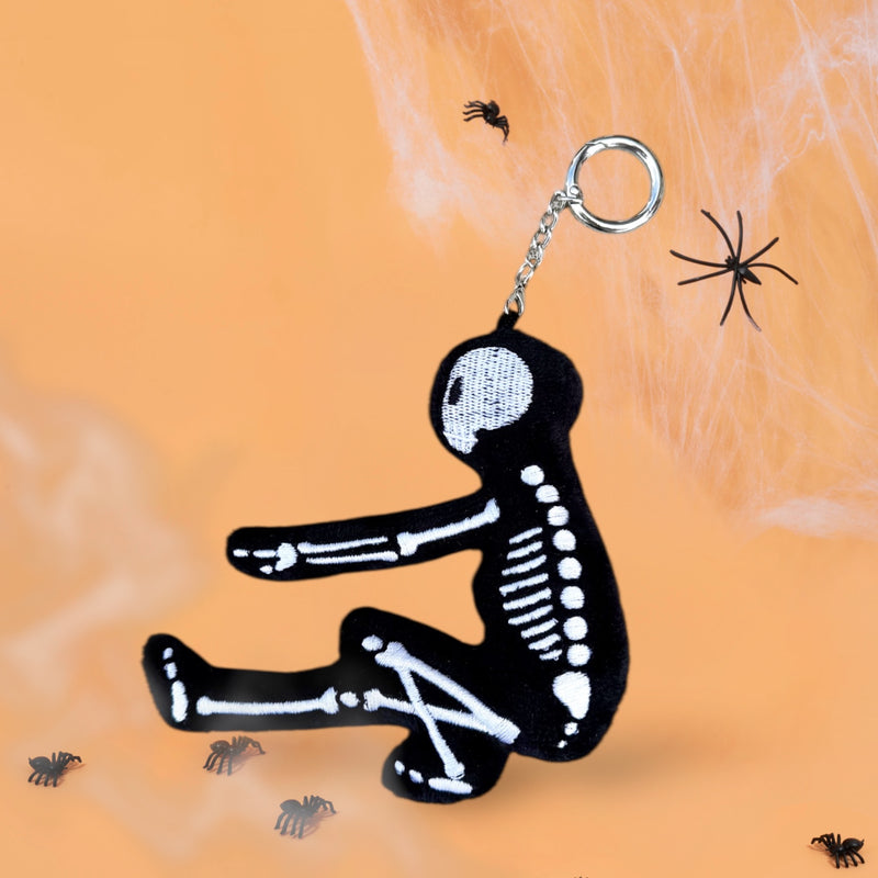 Skeleton Pistol Squat Keychain
