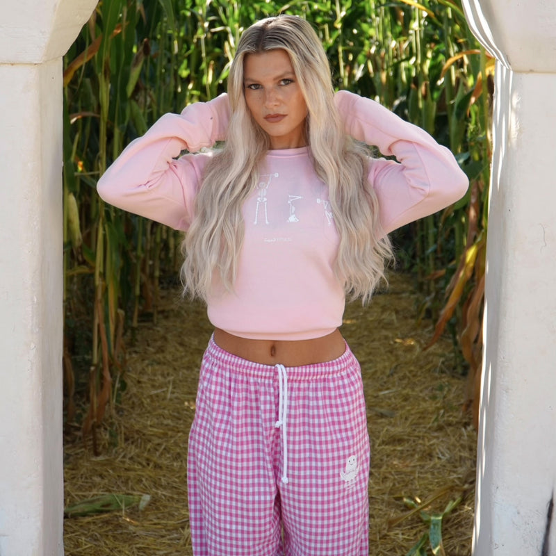PINK SPOOKY PULLOVER