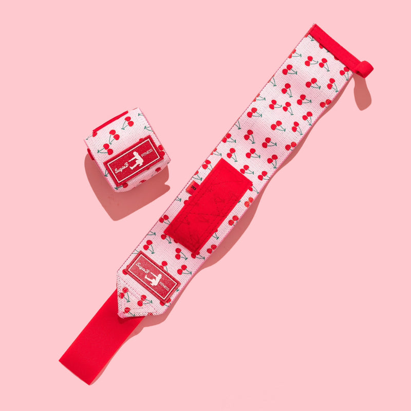 Cherry Wrist Wraps