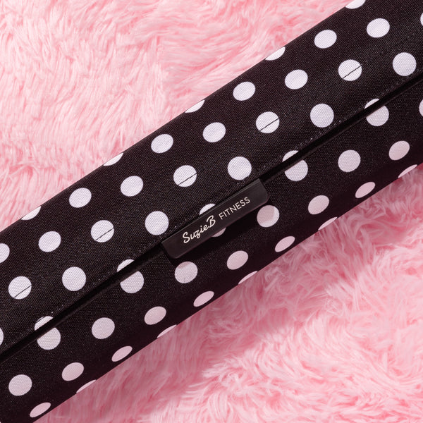 BLACK POLKA DOT BAR PAD