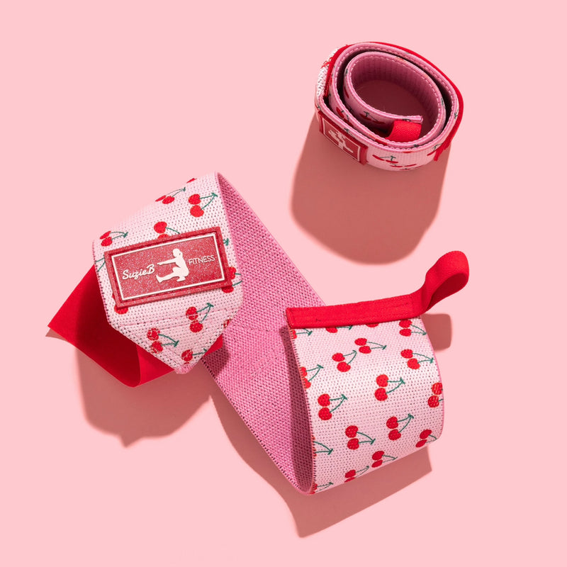 Cherry Wrist Wraps